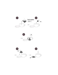 Caixa de Madeira Tealini - 12 Flores de Chá Verde