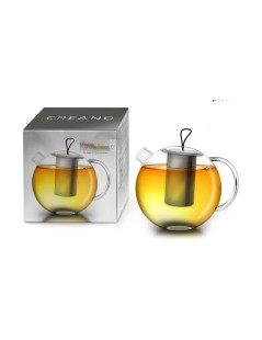 Teiera in Vetro Jumbo con Infusore Rimovibile 2L - Design Esclusivo Creano
