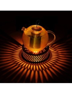 Teiera in Vetro Jumbo con Infusore Rimovibile 2L - Design Esclusivo Creano