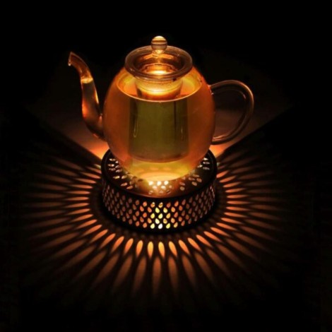 Théière en Verre avec Infuseur 1500ml - Résistant aux Hautes Températures