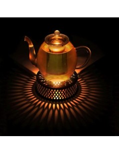 Théière en Verre avec Infuseur 1500ml - Résistant aux Hautes Températures