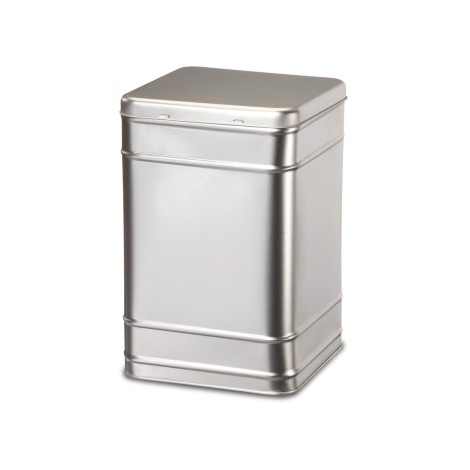 Barattolo Latta per Espositore argento 1,5kg Ideale per conservare il Tè