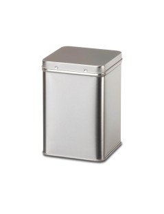 Barattolo Latta per Tè argento 500g Ideale per la memorizzazione di Tè