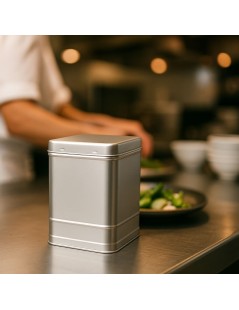 Zinn-Silber-für Aussteller-1,5 kg Kapazität zum speichern von Tee