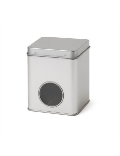 la Lata de Plata de la Pantalla y la capacidad de 250grs | Ideal para almacenar té de