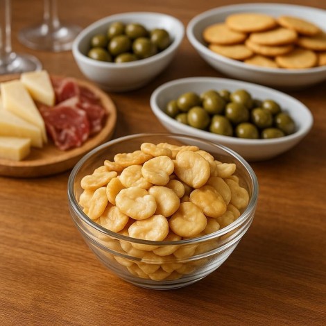 Fava Frita con Sal | Fava Fregida | Excelente aperitivo para snack