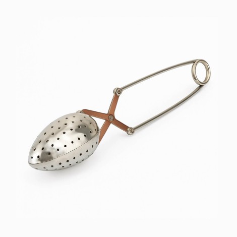Infusore per Tè in acciaio Inox | Pinzette con un Cucchiaio | Negozio di Accessori per la preparazione di Tè