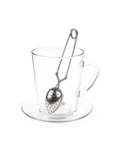 Infusore per Tè in acciaio Inox | Pinzette con un Cucchiaio | Negozio di Accessori per la preparazione di Tè