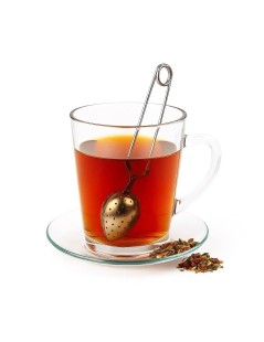 Infusore per Tè in acciaio Inox | Pinzette con un Cucchiaio | Negozio di Accessori per la preparazione di Tè