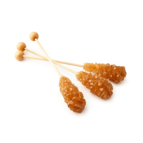 Bastoncini di Zucchero Caramellato ideale per addolcire il tè o bevande