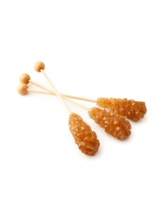 Bastoncini di Zucchero Caramellato ideale per addolcire il tè o bevande