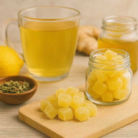 Piña Deshidratada en cubos és un alimento nutritivo con sabor agridulce