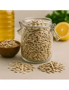 Semi di girasole sono un alimento ricco en vitamina E, fiber e magnesio