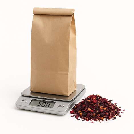 Bolsa Kraft Pantalla 500g | Ideales para embalar Tés, Especias y Cereales