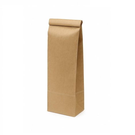 Sacchetto Kraft Naturale con Clip 250g | Ideale per confezionamento di Tè