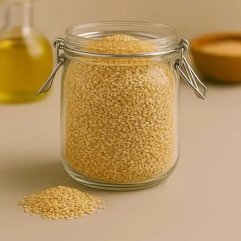 Semi di Sesamo Bianco (Sesamum indicum L.): Benefici e Usi