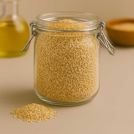 Semillas de Sésamo Blanco (Sesamum indicum L.): Beneficios y Usos