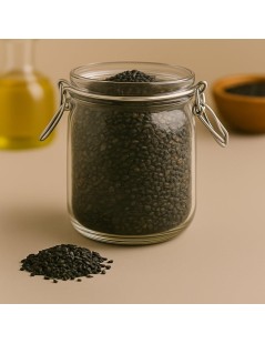 Semi di Sesamo Nero | Sesamum indicum contribuiscono a una salute ottimale