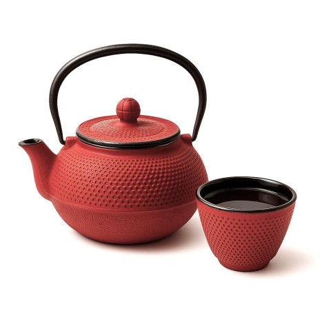 Tetera de Hierro Rojo Tenshi - 800ml