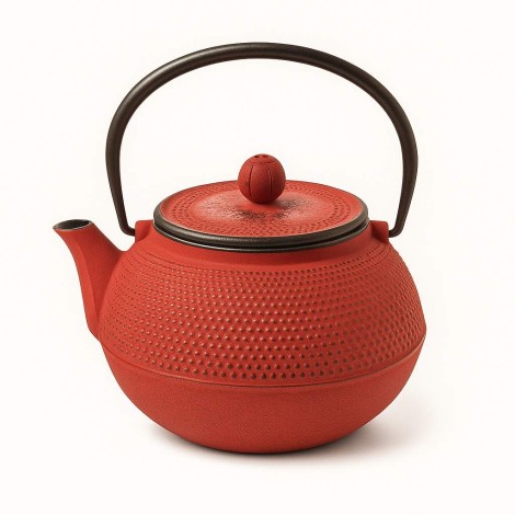 Bule de Ferro Vermelho Tenshi - 800ml