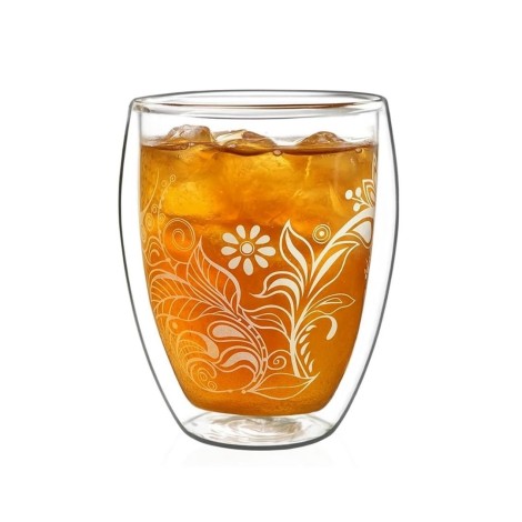 Coupes En Verre À Double Creano - Collection Florale