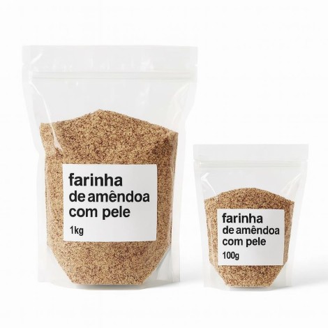 La harina de Almendra con Piel | Fuente de Omega 3 | Fibras | Vitaminas