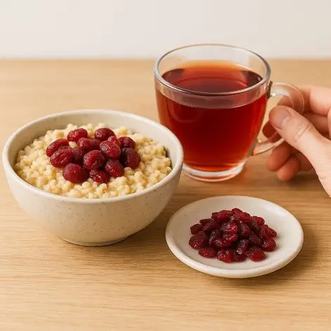 Cranberries | Bacche di Vaccinium vitis | Bacche di Mirtilli rossi | diuretico