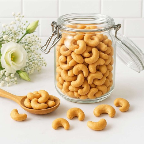 Cashew Raw 100% Natürlichen | Superfood sehr Reich an Ballaststoffen und Proteinen