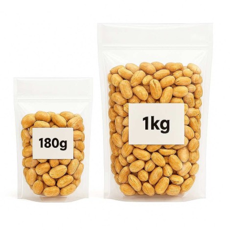 Roasted Unsalted Peanuts | Healthy timeless snack salt-free with no oil