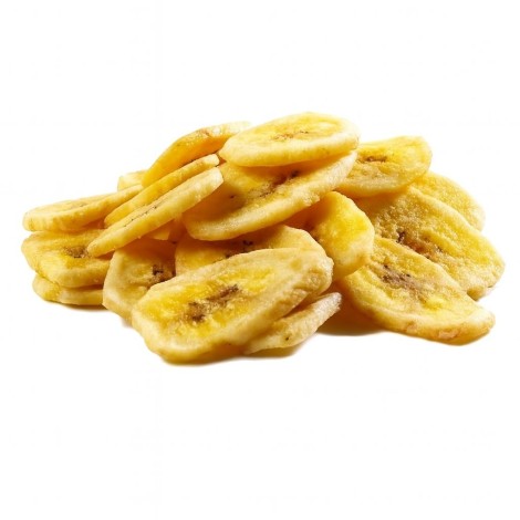 Banane séchée est un fruit sec riche en fibres, magnésium et potassium