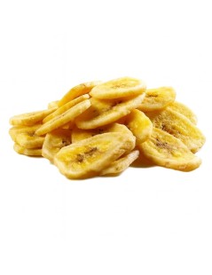 Banane séchée est un fruit sec riche en fibres, magnésium et potassium