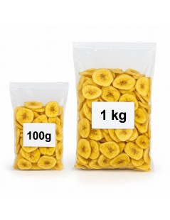 Banane séchée est un fruit sec riche en fibres, magnésium et potassium