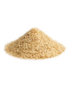 Haferflocken (Avena sativa) ist eine quelle von fasern und proteine