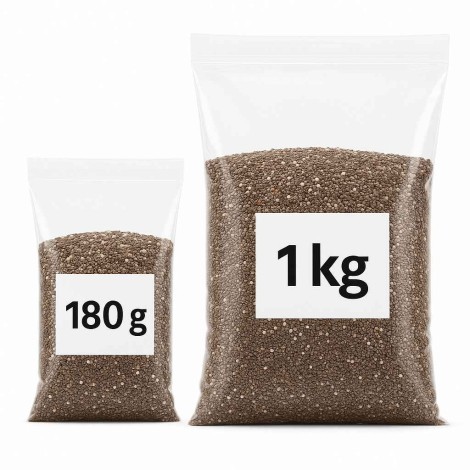 Chiasamen | Superfood | Früchte der Chia Pflanze | Chia-Pudding | Rezepte