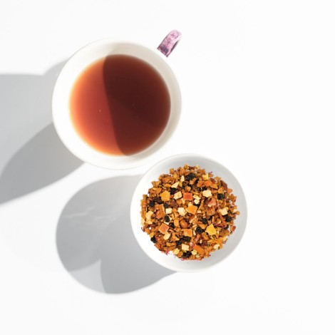 Summer Sun Fruit Tea – Citrus Infusion with Apple, Papaya, and Aronia