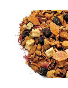 Summer Sun Fruit Tea – Citrus Infusion with Apple, Papaya, and Aronia