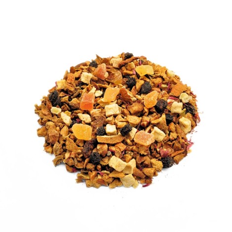 Summer Sun Fruit Tea – Citrus Infusion with Apple, Papaya, and Aronia