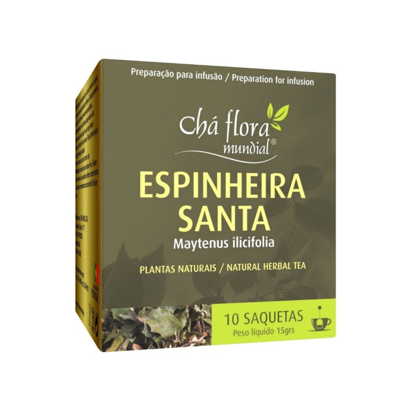 Espinheira Santa Herbal Tea (Maytenus ilicifolia) - 10 Sachets