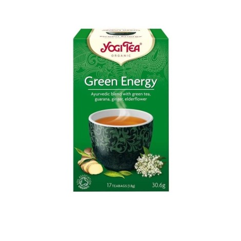 Yogi Tea Chá Verde Energia Bio - 17 Saquetas