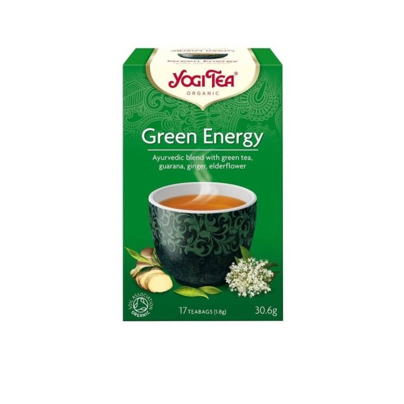 Yogi Tea Chá Verde Energia Bio - 17 Saquetas