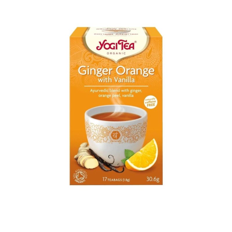 Yogi Tea Gingembre Orange à la Vanille Bio - 17 Sachets