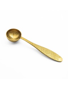 Löffel-Dosierung für den Tee Goldener Inox