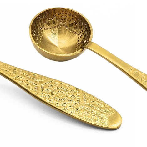 Cuillère de Dosage pour le Thé Inox Doré
