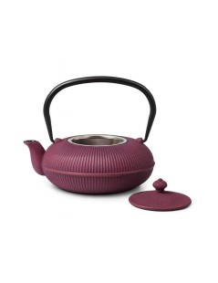 Teiera in Ghisa Bordeaux "Ning" - 1200 ml