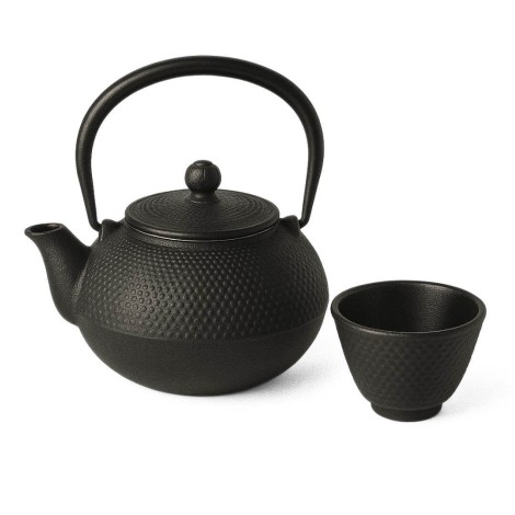 Bule de Ferro Preto "Nangang" 800ml de capacidade | Qualidade e Tradição