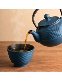 Teekanne aus Gusseisen Blau Tenshi - 800ml
