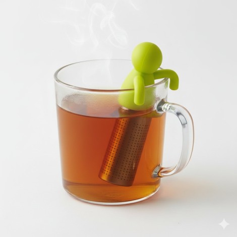 Infusor de Acero Inoxidable Mister Green - Fácil de Colocar en su Taza