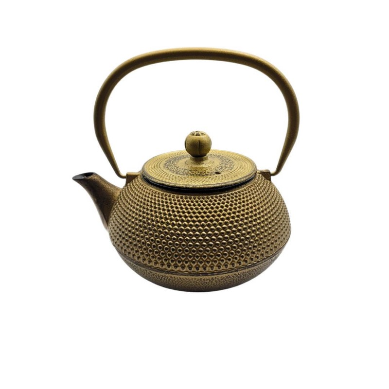 Teekanne Gold Wansu 800 ml – Japanische Eleganz für Teegenuss