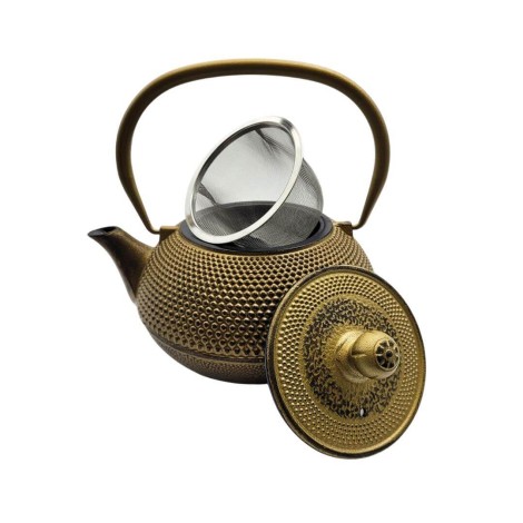 Bule de Ferro Dourado Wansu – 800ml