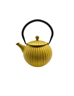 Tetera de Hierro Amarilla Shatra 800ml – Diseño y Elegancia Japonesa